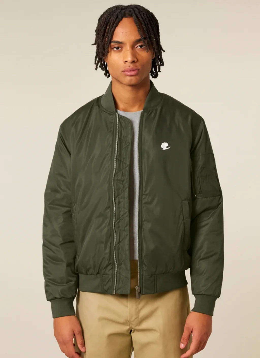 BOMBER 2.0 con ejemplo de estampado personalizado 1 (diseño ficticio de muestra)