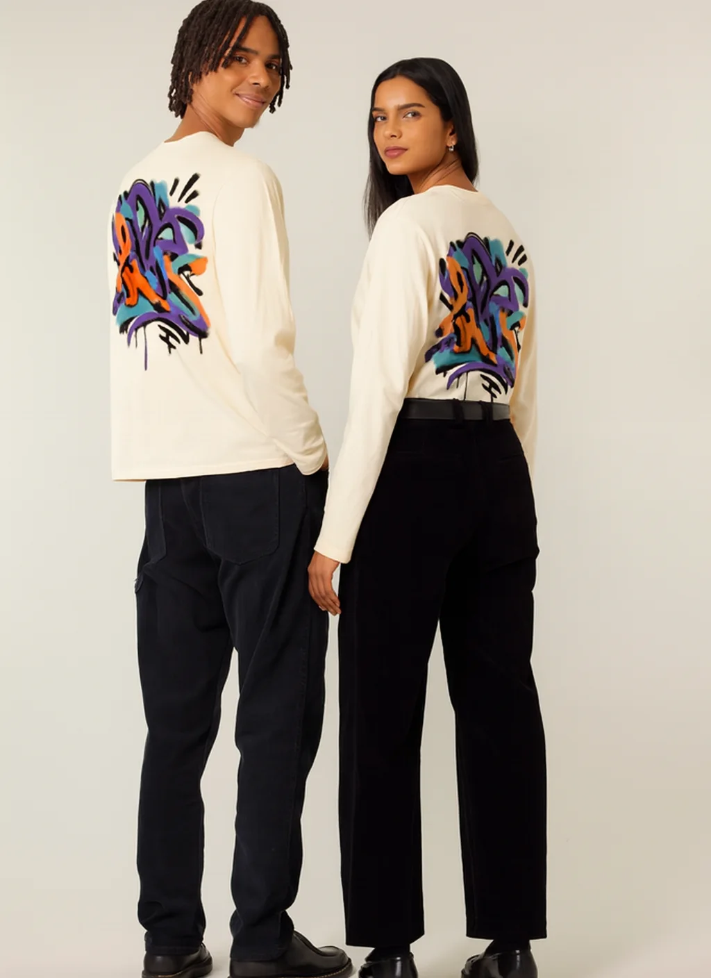 CREATOR 2.0 LONG SLEEVE con ejemplo de estampado personalizado 3 (diseño ficticio de muestra)