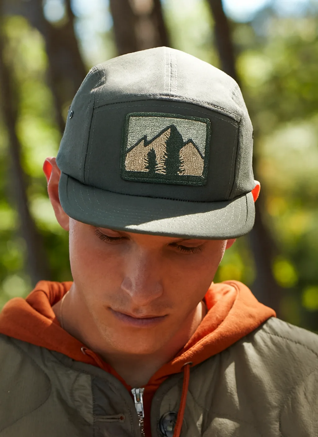 GORRA CANVAS con ejemplo de estampado personalizado 1 (diseño ficticio de muestra)