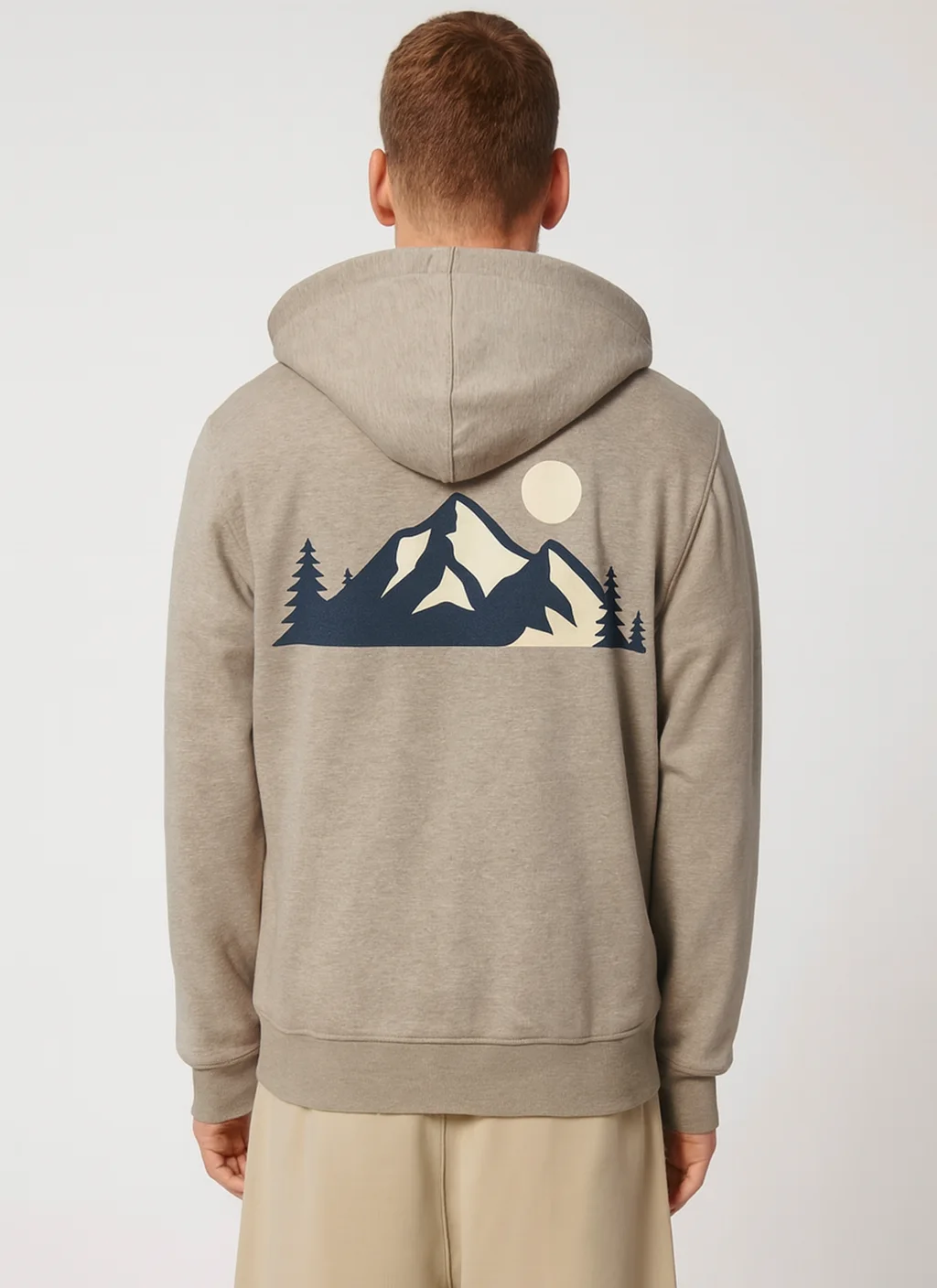 HYGGER SHERPA con ejemplo de estampado personalizado 3 (diseño ficticio de muestra)