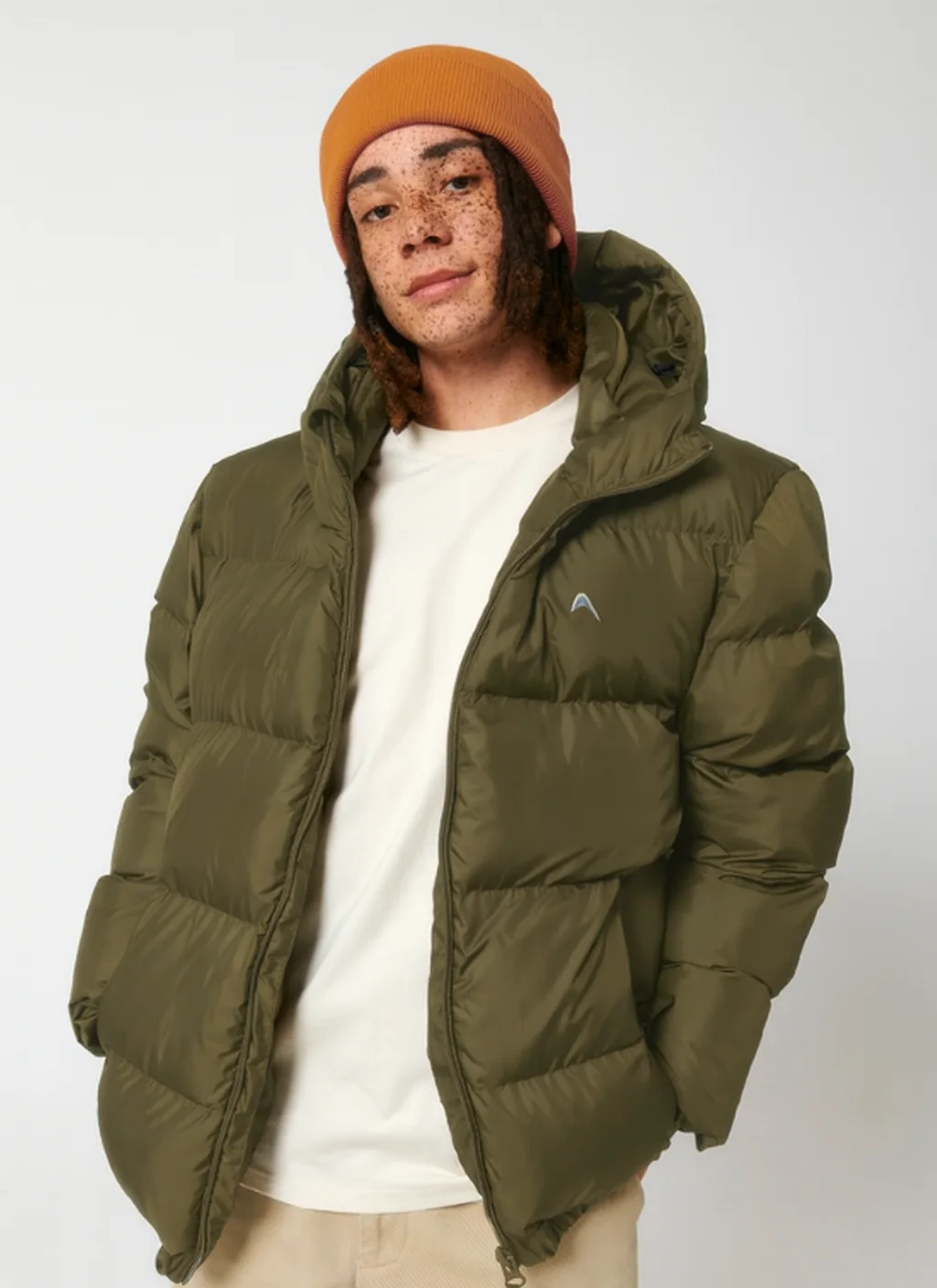 PUFFER con ejemplo de estampado personalizado 1 (diseño ficticio de muestra)