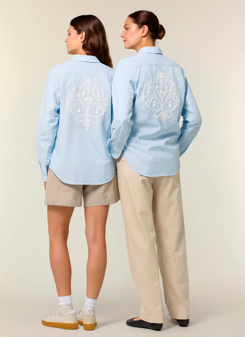 STELLA STYLER SHIRT con ejemplo de estampado personalizado 2 (diseño ficticio de muestra)