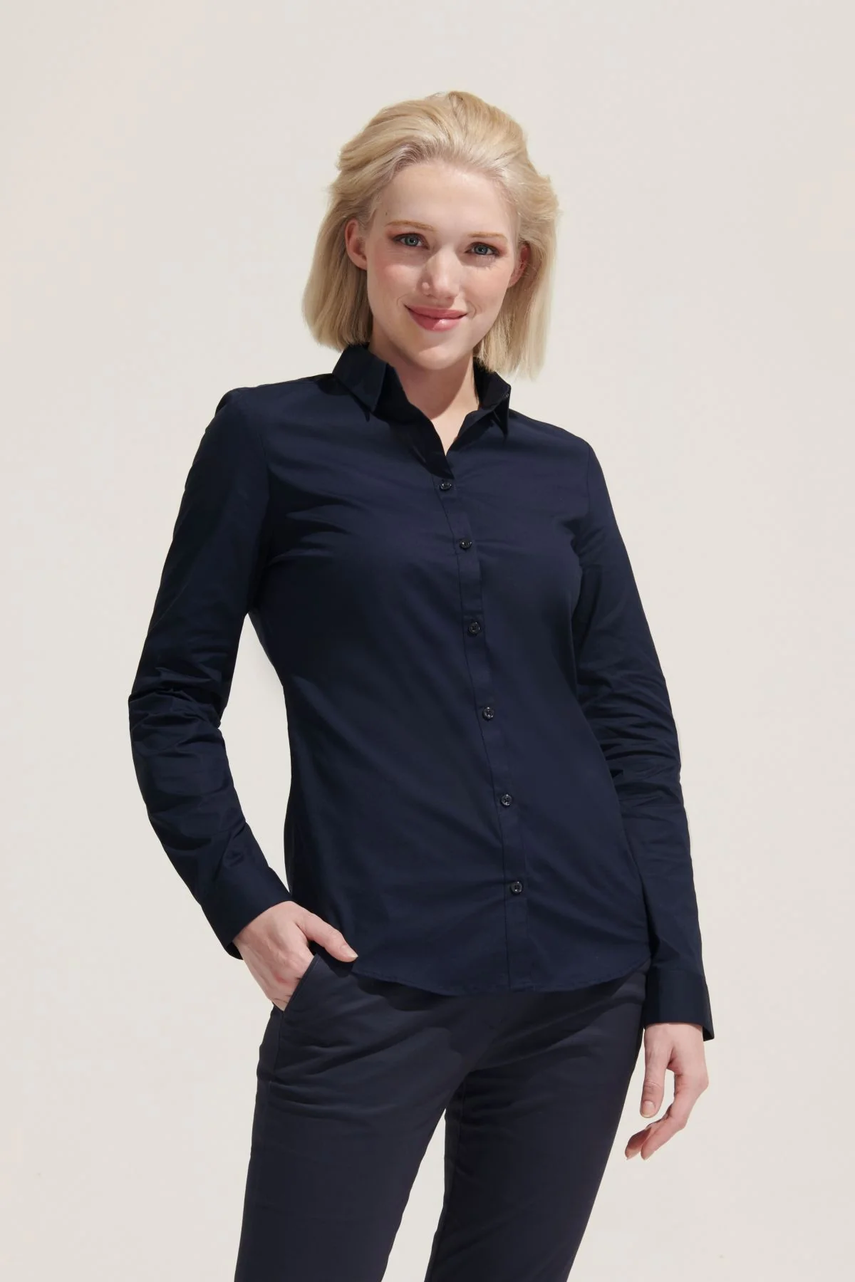 SOL'S BLAKE WOMEN personalizable ajustado SOL'S vista frontal