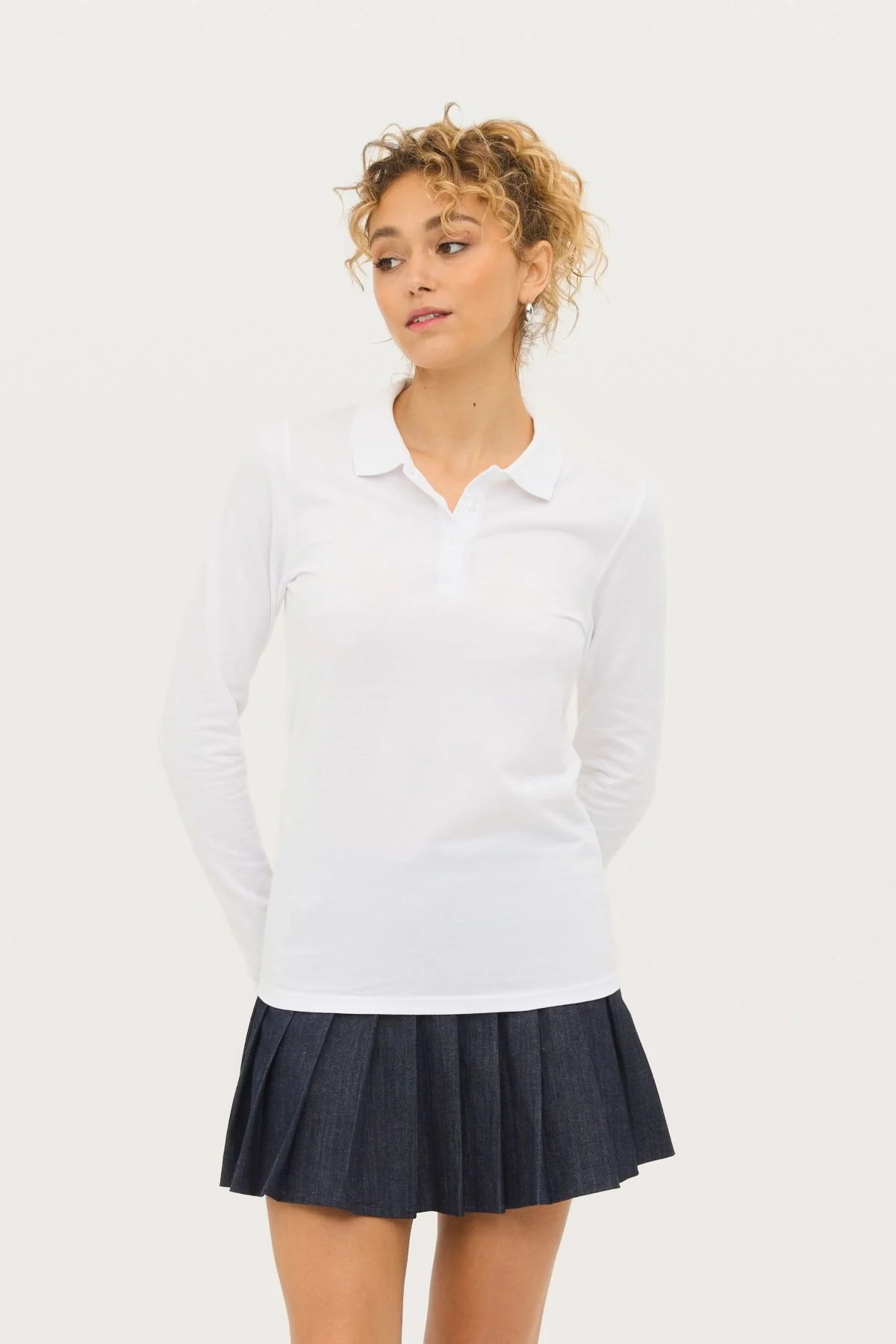 SOL'S PERFECT LSLS WOMEN personalizable ajustado SOL'S vista frontal