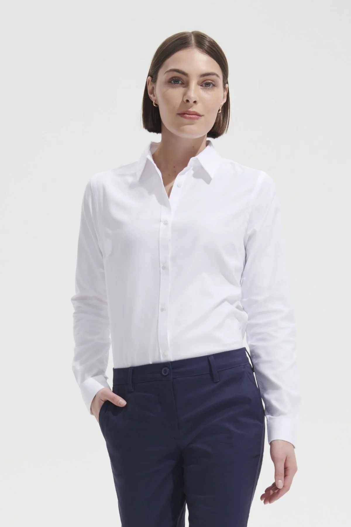 SOL'S BRODY WOMEN personalizable ajustado SOL'S vista frontal