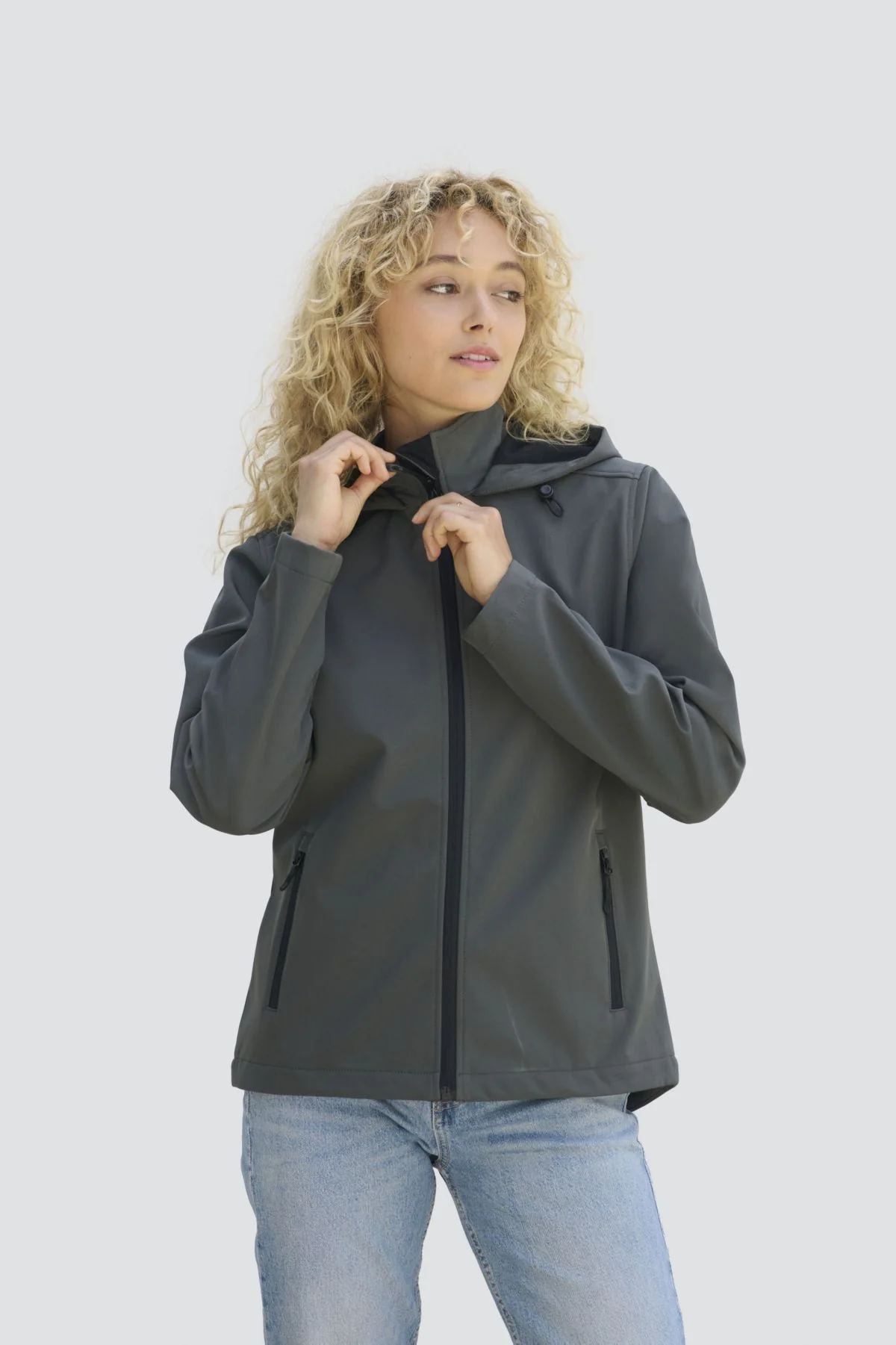 SOL'S RACE HOODED WOMEN personalizable  SOL'S vista frontal