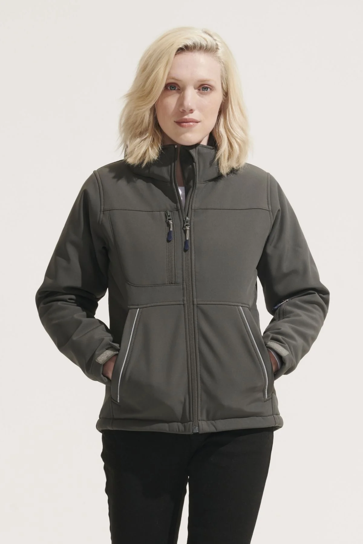 SOL'S ROCK WOMEN personalizable entallado de mujer SOL'S vista frontal