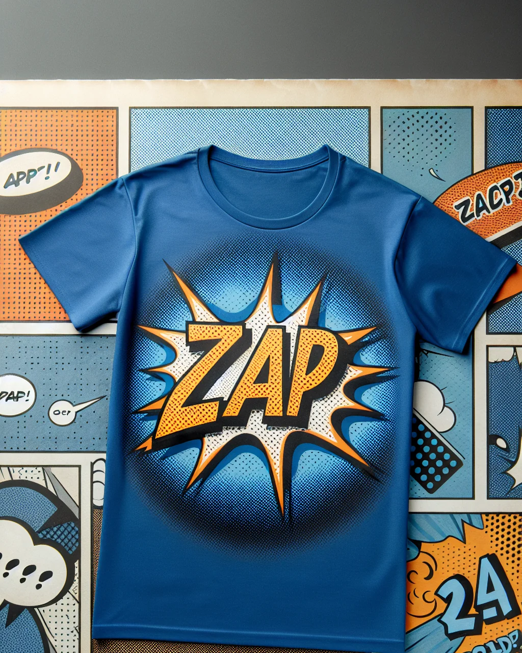 Bang · Tee zap cobalto