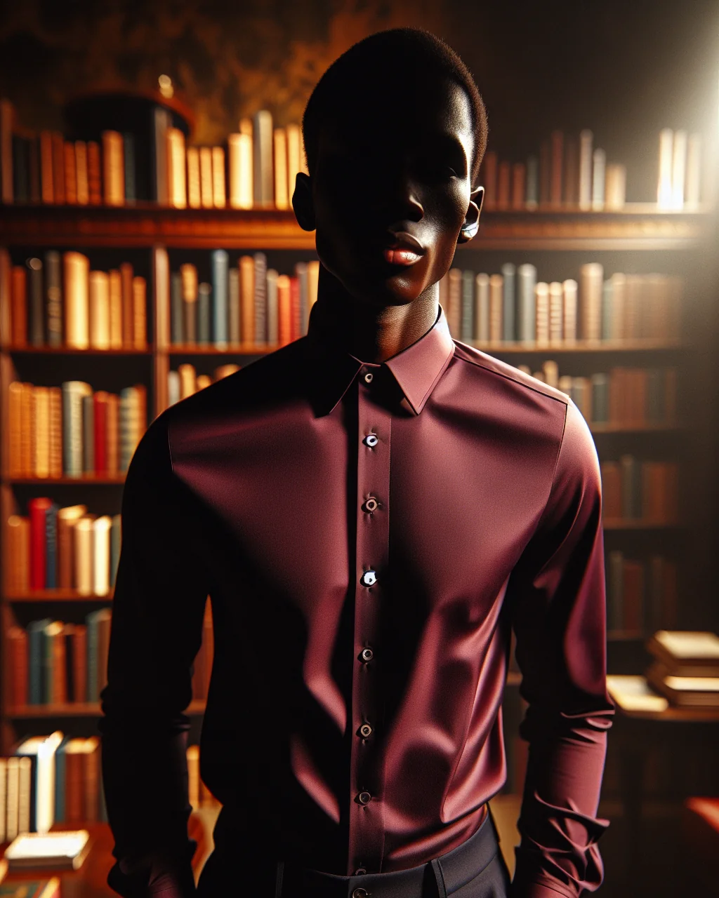 Volumen · Camisa oxford burdeos